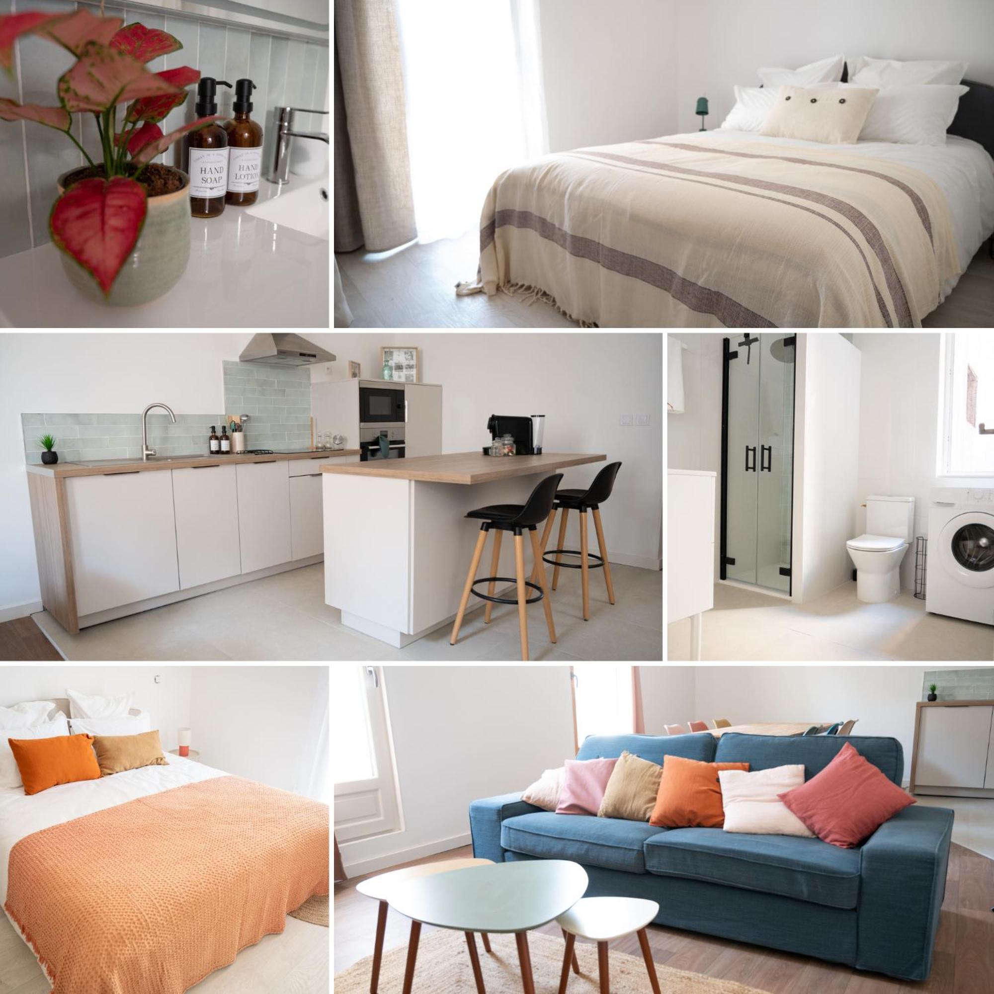 Lou Cabanot - Appartement Lumineux 3 Chambres - Parking Gratuit بزييه المظهر الخارجي الصورة